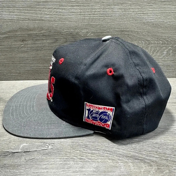 Vintage 1991 Chicago Bulls NBA Centennial SnapBack Hat NWOT The Game - Picture 2 of 7